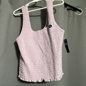 Crop top/tank top , color: Lavender , size: XS